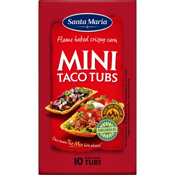 Mini Taco Tubs 10p Santa Maria.