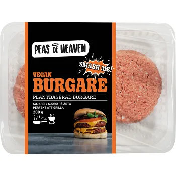 Veganburgare 200g Peas of Heaven.