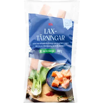 Laxtärningar Fryst 300g ICA.