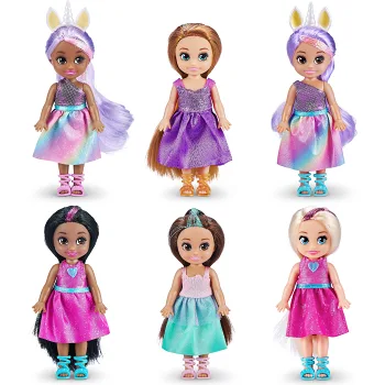 Dockor 6-p Sparkle Girlz.