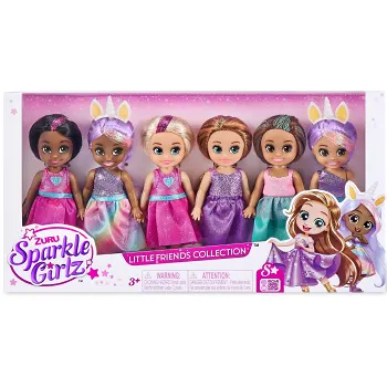 Dockor 6-p Sparkle Girlz.