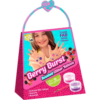 Glitter Tatoos Berry Burst Fab Lab.
