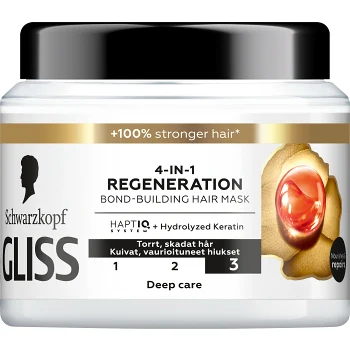 Inpackning 4in1 Regeneration 400ml Gliss Schwarzkopf.