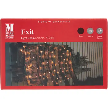 Ljusnät Exit Extra Svart 2x1m Markslöjd.