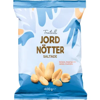 Jordnötter saltade 400g Treatville.