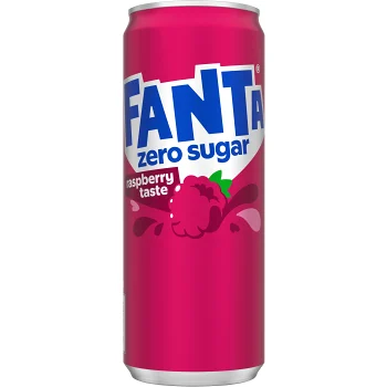 Läsk Raspberry Zero 33cl Fanta.