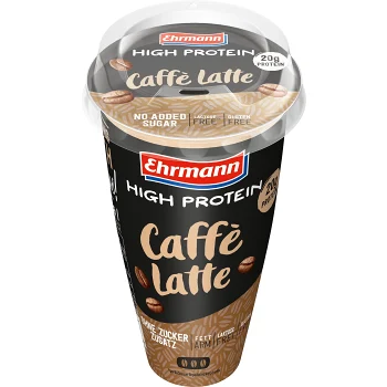Iskaffe Protein Caffè Latte Laktosfri 250ml Ehrmann.