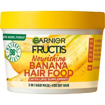 Inpackning Hair Food Banana 400ml Fructis.
