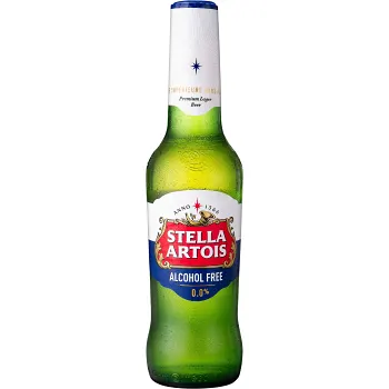 Öl Lager Alkoholfri 33cl Stella Artois.