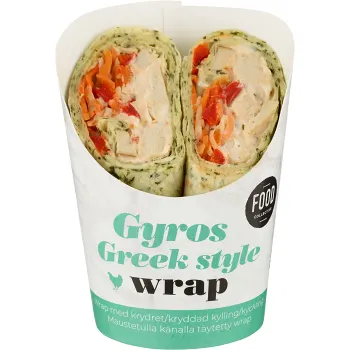 Wrap Gyros style 195g Food Collective.
