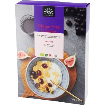 Cornflakes Glutenfri Ekologisk 375g Urtekram.