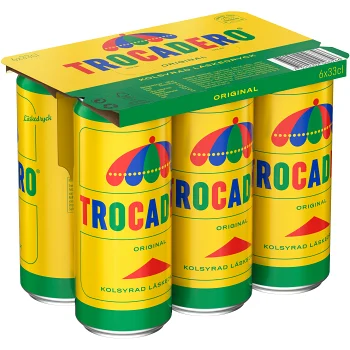Läsk 6x33cl Trocadero.