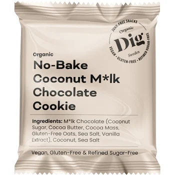 Coconut mjölk chocolate cookie 30 g Dig.