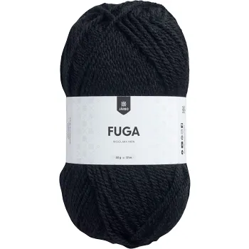 Garn Fuga Svart 50g Järbo.