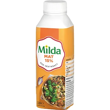Matlagningsgrädde Mat 15% 2,5dl Milda.