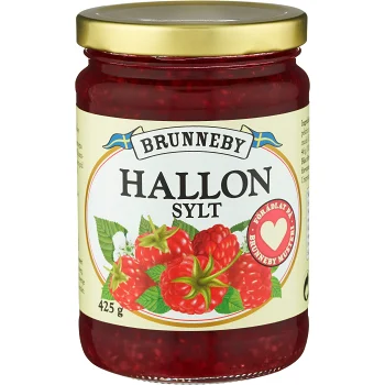 Hallonsylt 425g Brunneby.