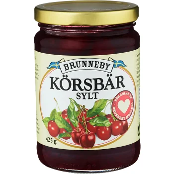 Körsbärssylt 425g Brunneby.