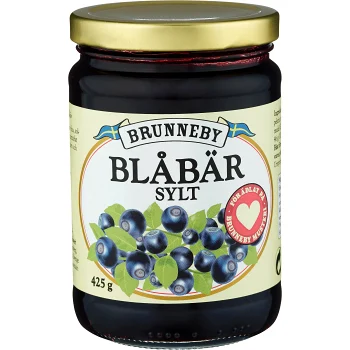 Blåbärssylt 425g Brunneby.