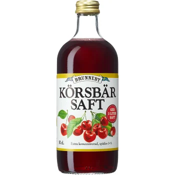 Körsbärssaft 50cl Brunneby.