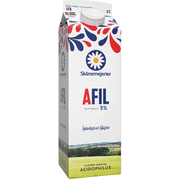 A-fil 3% 1l Skånemejerier.