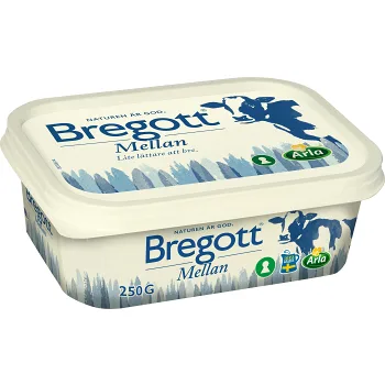 Smör &amp; Raps Mellan 57% 250g Bregott®.