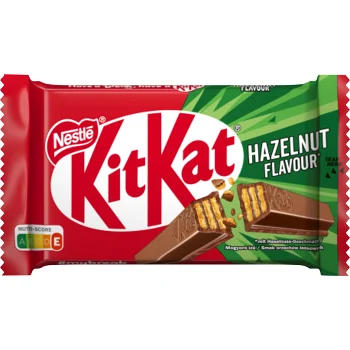 Hazelnut Kitkat 4-finger ha 41.5g Nestle.
