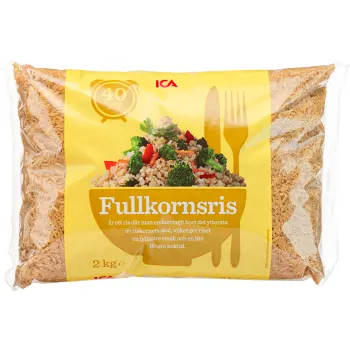 Fullkornsris 2kg ICA.