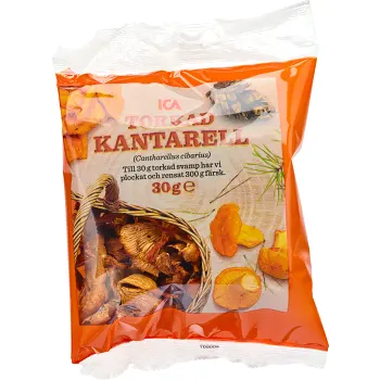 Kantarell Torkad 30g ICA.