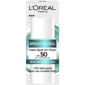 Dagkräm Bright Reveal Dark Spot UV Fluid Niacinamide SPF50 50ml.