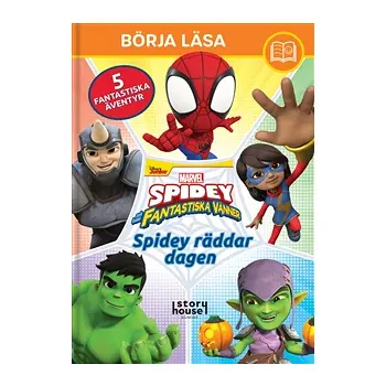 Börja läsa Sagosamling Spidey räddar dagen.