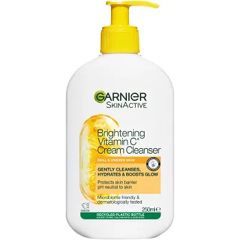 Ansiktsrengöring Brightening Vitamin C Cream Cleanser 250ml Garnier.