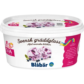 Blåbärsglass 500ml SIA GLASS.