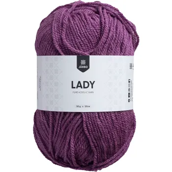 Garn Lady Ljunglila 50g Järbo.