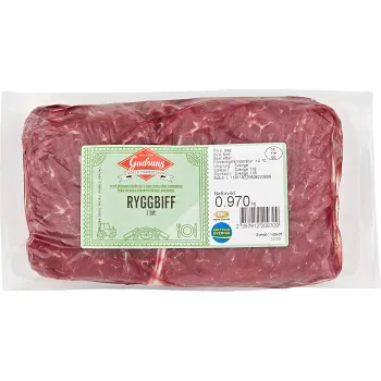 Ryggbiff Putsad I Bit ca 1kg Gudruns.