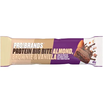 Proteinbar Big Bite Protein Almond Brownie Vanilla 45g Probrands.