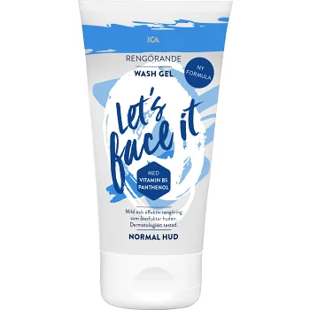 Ansiktsrengöring Wash Gel 150ml ICA.