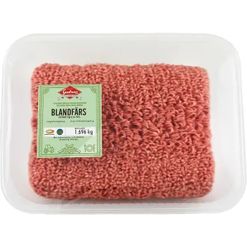 Blandfärs Storpack ca 1,8kg Skövde slakteri.