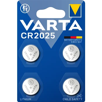 Lithiumbatteri CR2025 4-p.