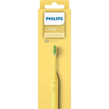 Eltandborste One gul Philips.