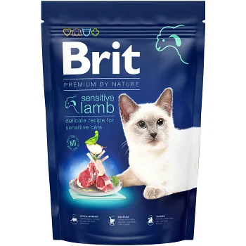 Kattmat Sensitive Lamm 1500 Gram Brit Premium.