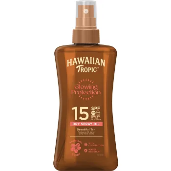 Sololja Glowing Protection Oil Spray SPF15 200ml Hawaiian Tropic.