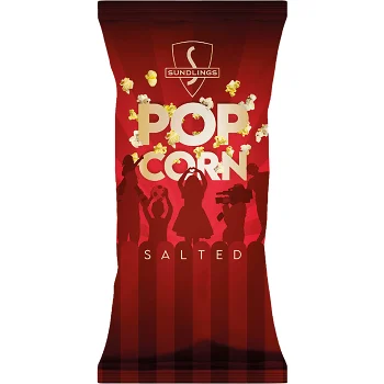 Popcorn Salted 100g Sundlings.