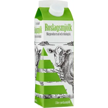 Mellanmjölk 1,5% Ekologisk 1l KRAV Roslagsmjölk.