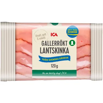 Lantskinka Gallerrökt 120g ICA.