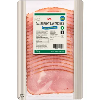 Lantskinka Gallerrökt 280g ICA.