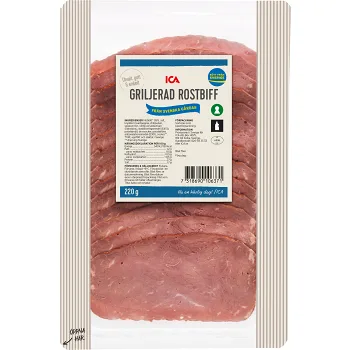 Rostbiff Griljerad 220g ICA.