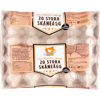 Skåneägg Frigående inne L 20-p Stjärnägg.