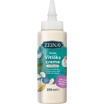 Vitlökscreme 250ml Zeinas.