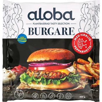 Plantbaserad Burgare peppar 400g Aloba.
