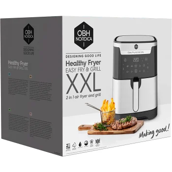 Easy Fry & Grill XXL Silver OBH Nordica.